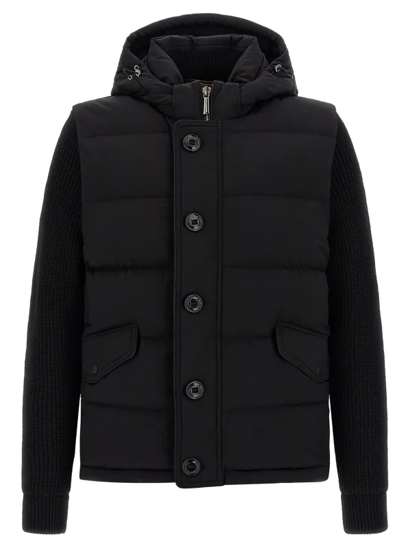 Foscolo Puffer Jackets Black sold by Wanan Luxury