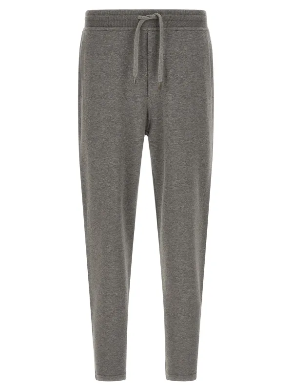 Cotton Blend Joggers Pants Gray sold by Wanan Luxury