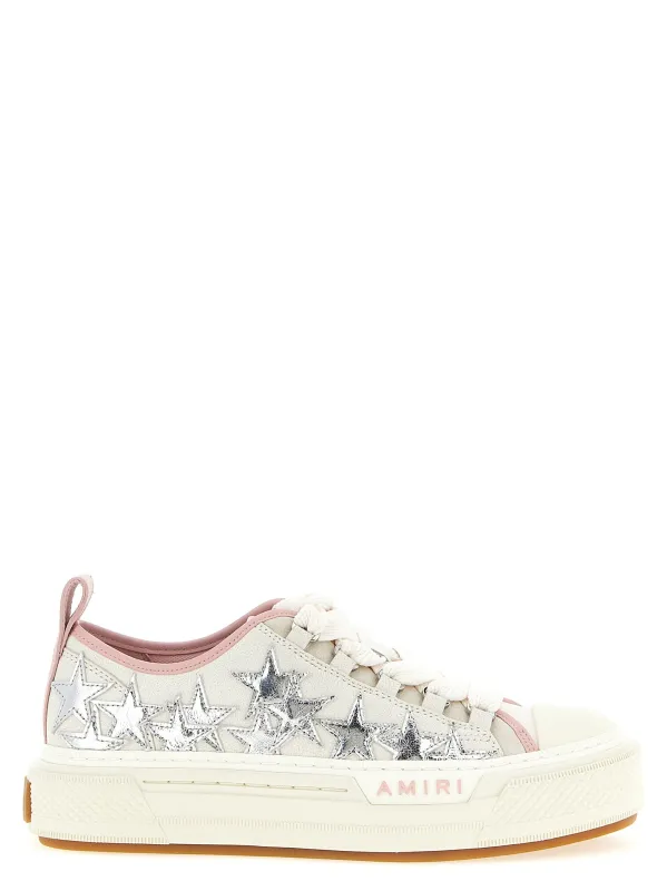 Metallic Stars Court Low Sneakers Multicolor made by AMIRI