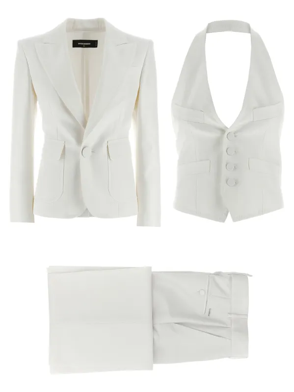 Bianca Day Suit Blazers White made by DSQUARED2