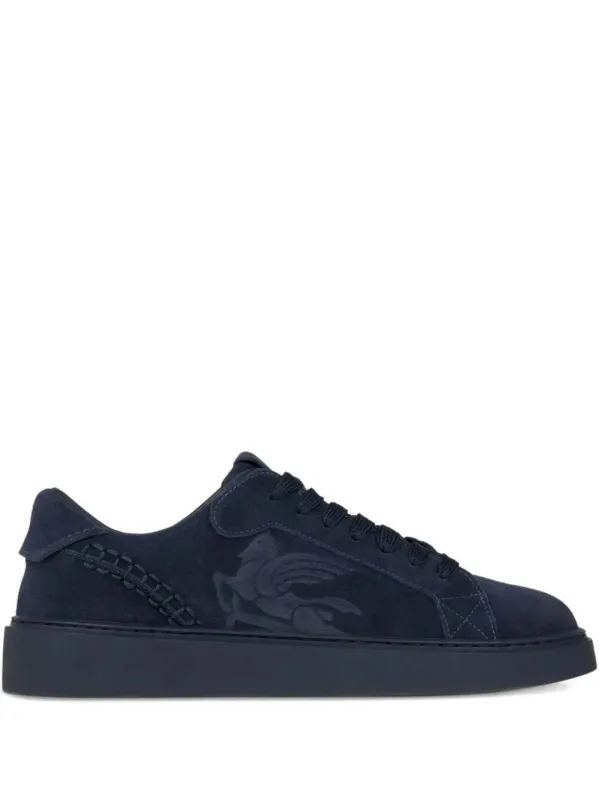 Low-Top Suede Sneakers made by Etro