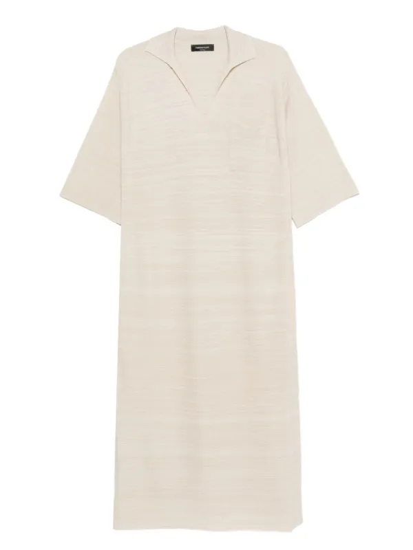 Wool And Cotton Shirtdress sold by Wanan Luxury