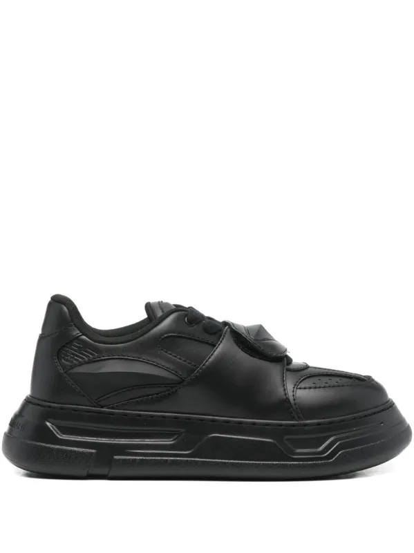 Leather Sneakers made by Emporio Armani