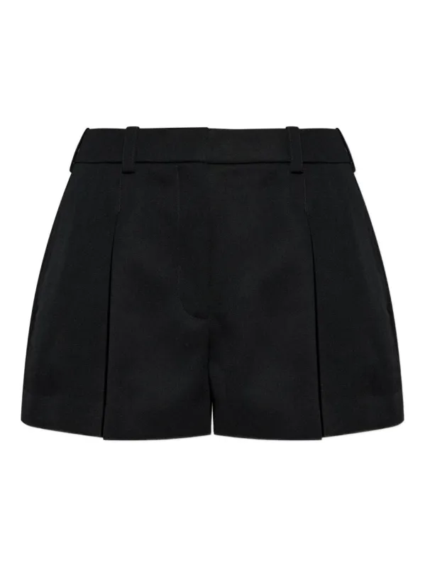 Wool Pleated Shorts sold by Wanan Luxury