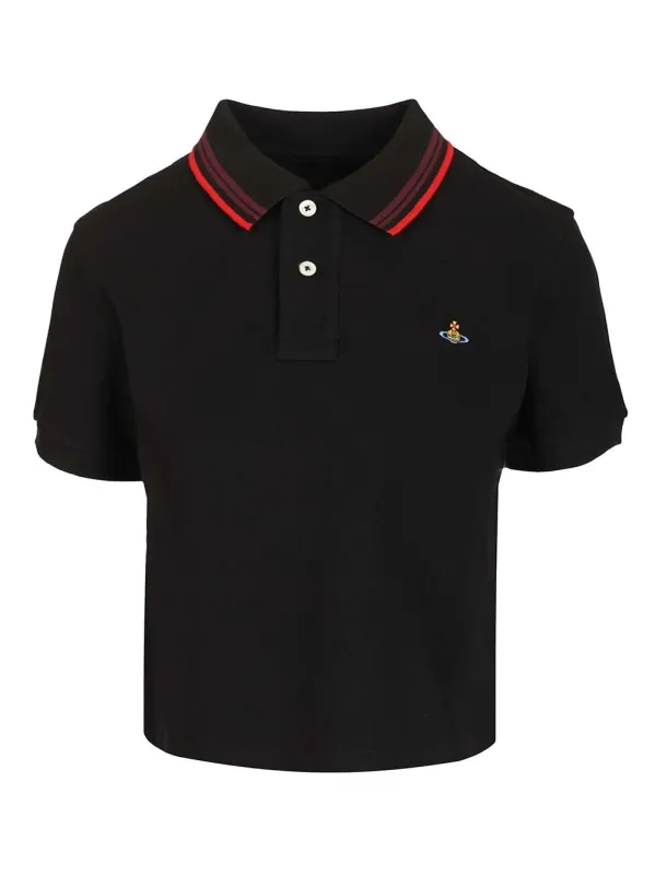 Mini P Polo Shirt Black sold by Wanan Luxury