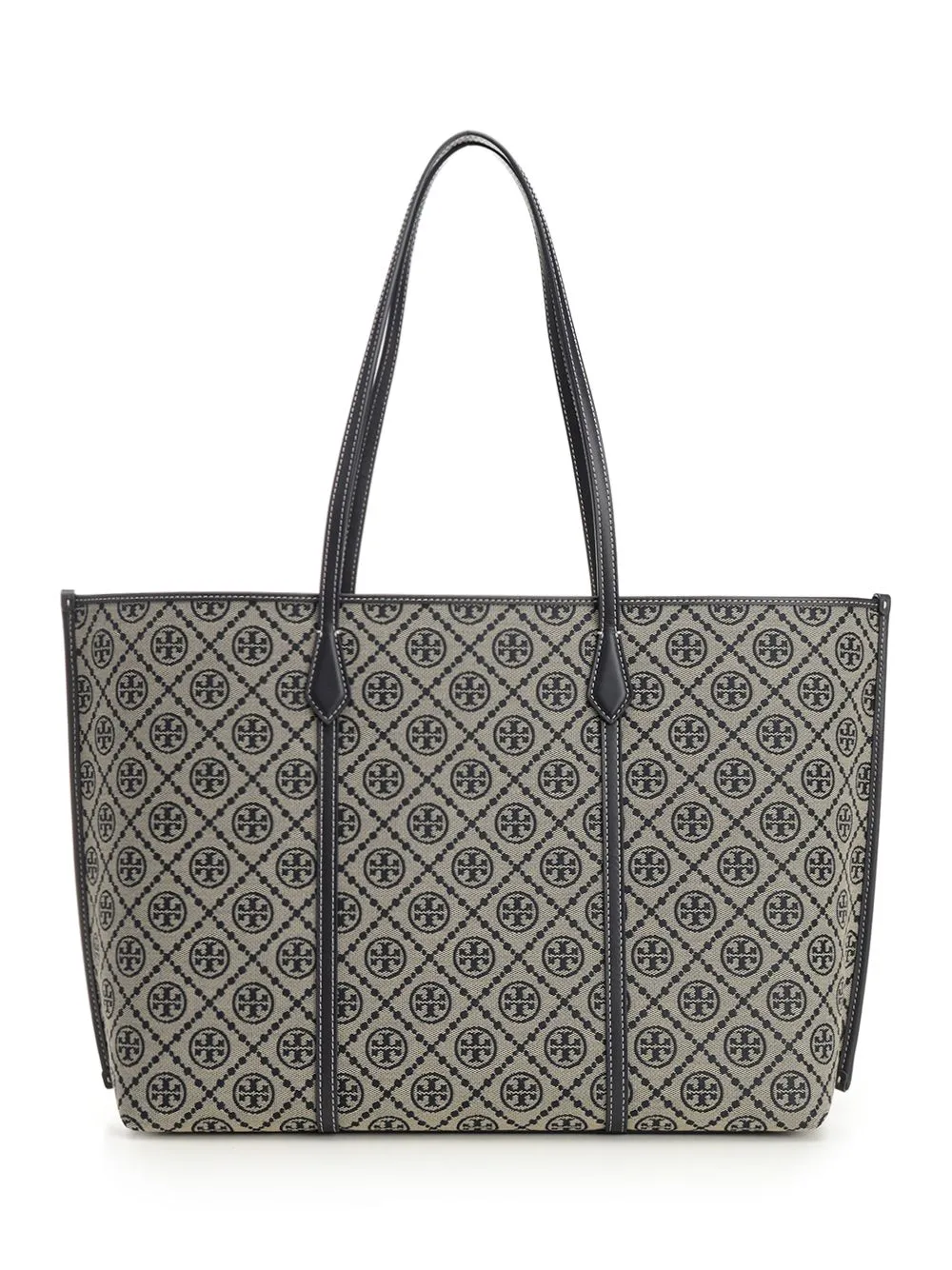 T Monogram Zip Tote Shoulder Bags Blue sold by Wanan Luxury product image thumbnail 3