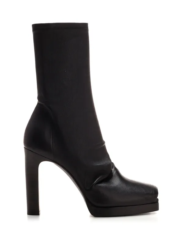 Wedge Ankle Boot Boots Black sold by Wanan Luxury