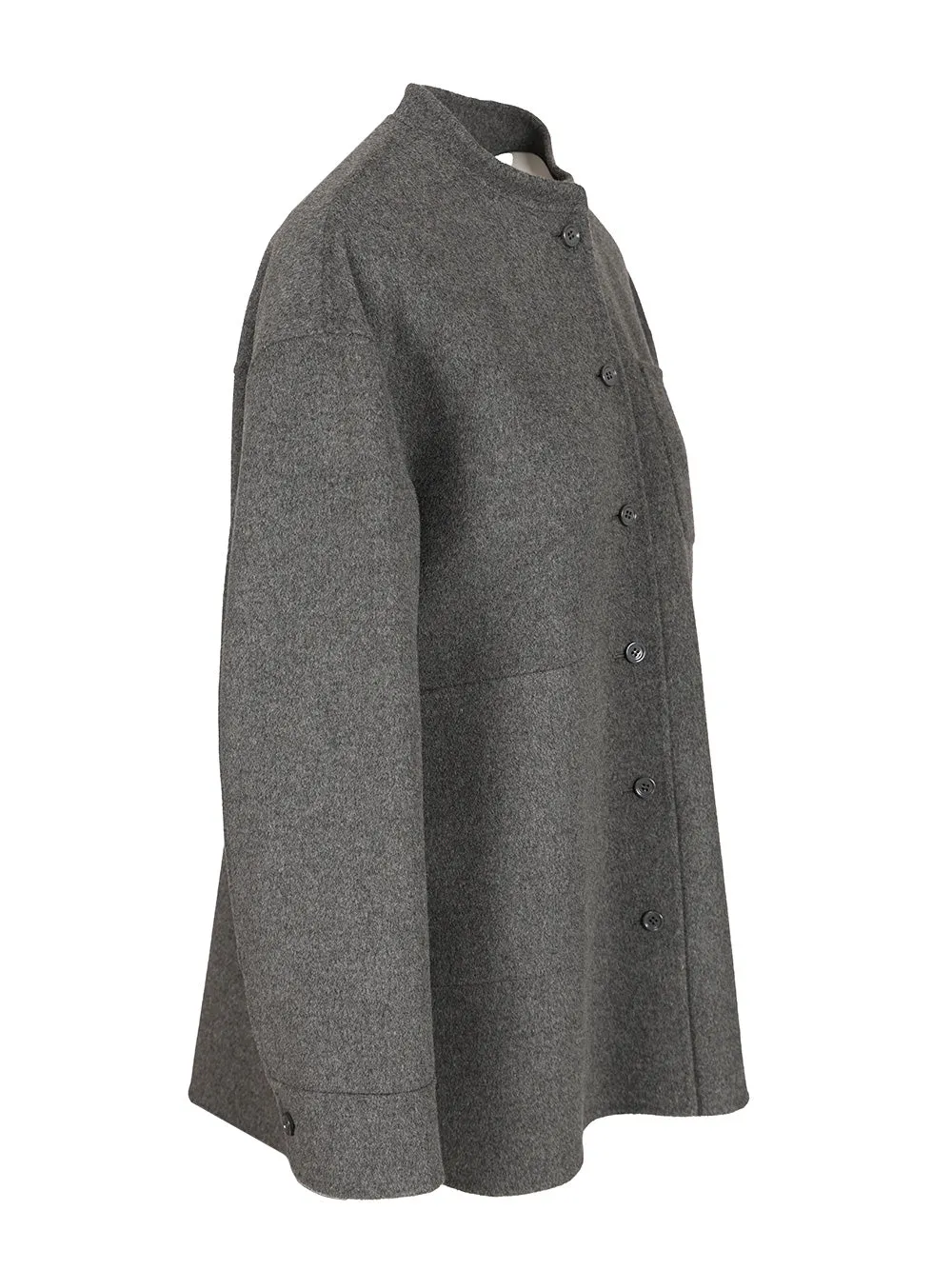 Wool Shirt Jacket Jackets Grey sold by Wanan Luxury product image thumbnail 3