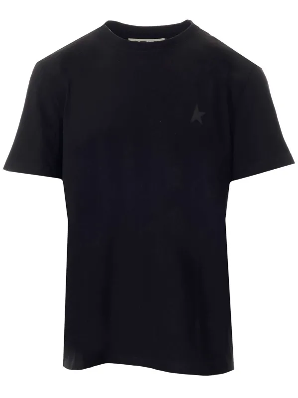 Cotton T-Shirt Black made by Golden Goose