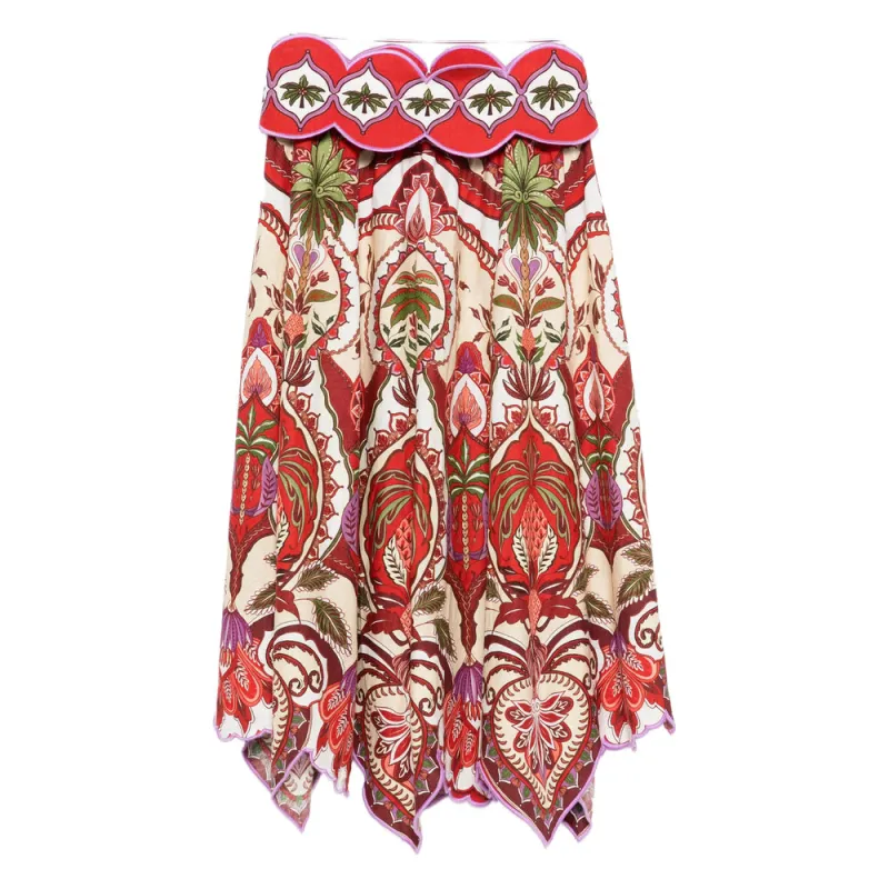 Skirts Red, Neutral sold by Wanan Luxury