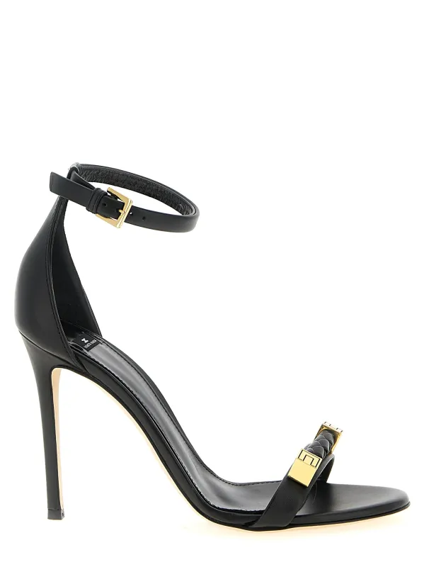 Leather Sandals Black sold by Wanan Luxury