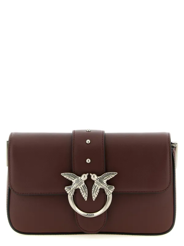 Mini Love Slouchy Shoulder Bags Bordeaux sold by Wanan Luxury