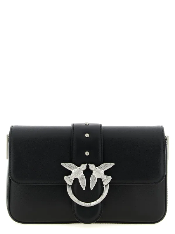 Mini Love Slouchy Shoulder Bags Black sold by Wanan Luxury