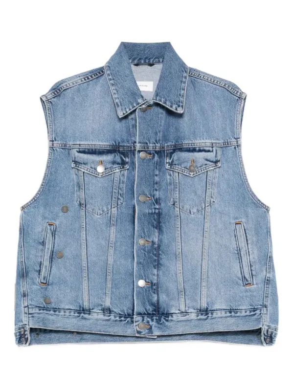 Denim Vest made by Haikure