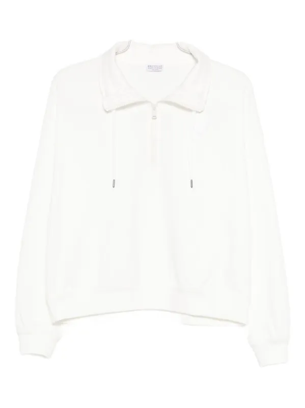 Cotton High-Neck Sweater sold by Wanan Luxury