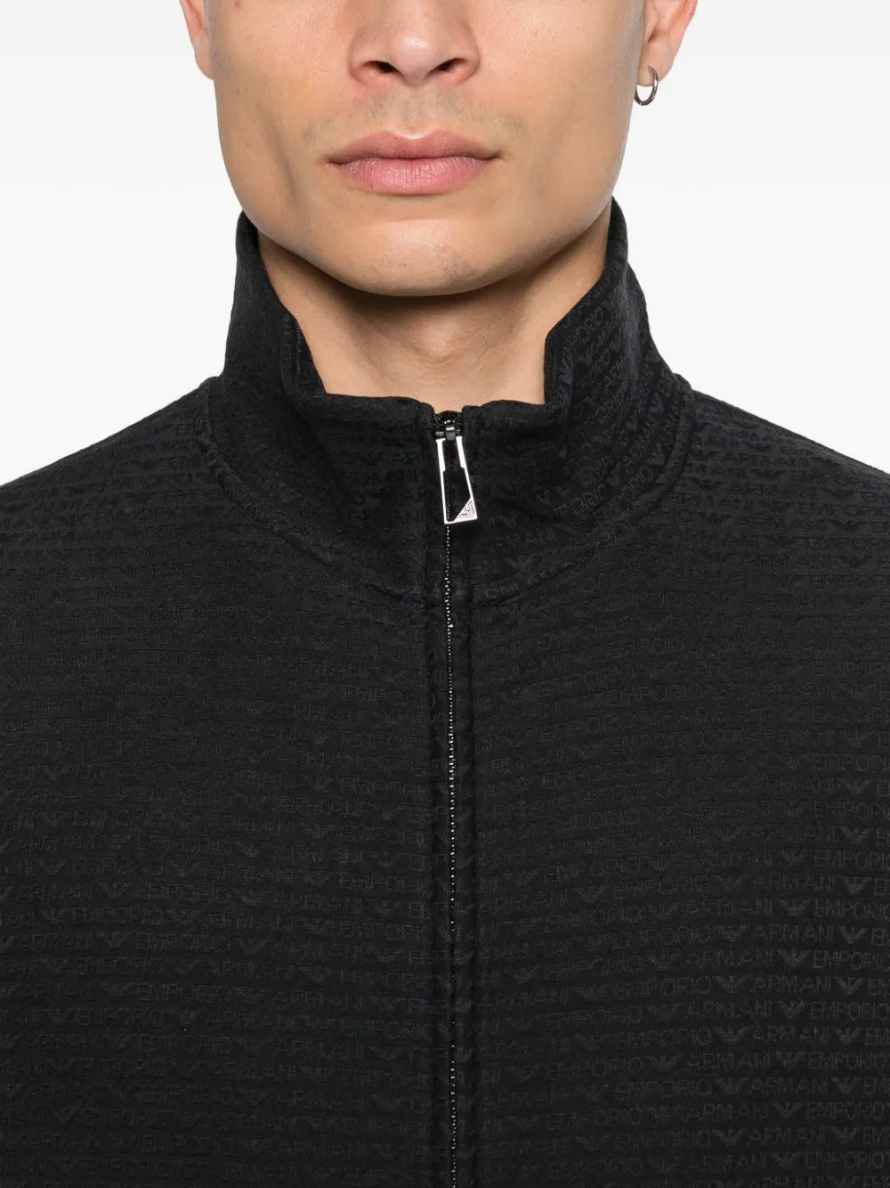Cotton Blend Zipped Sweatshirt sold by Wanan Luxury product image thumbnail 2