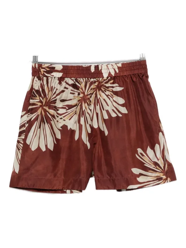 Printed Silk Shorts sold by Wanan Luxury