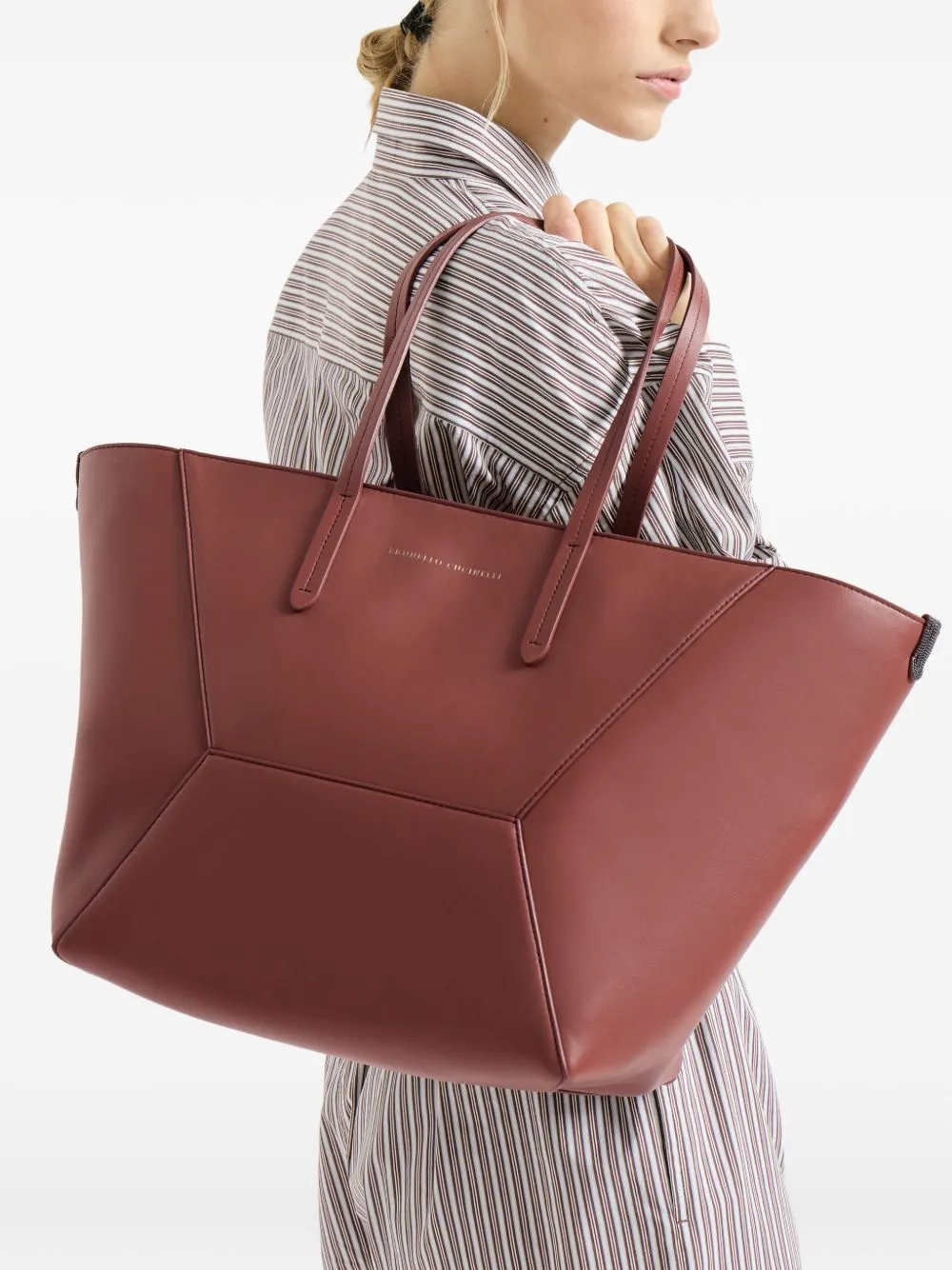 Leather Shopping Bag sold by Wanan Luxury product image thumbnail 3