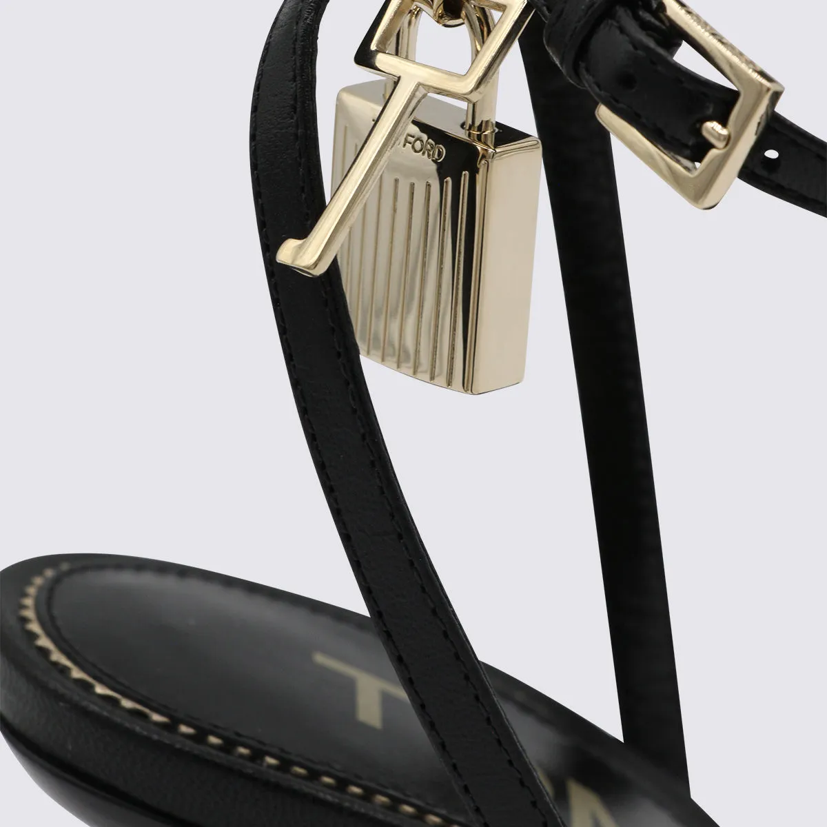 Sandals Black sold by Wanan Luxury product image thumbnail 4
