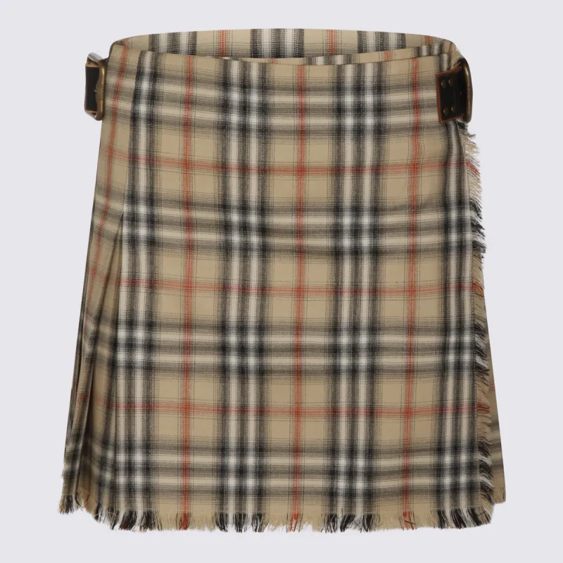 Skirts Sand made by Burberry