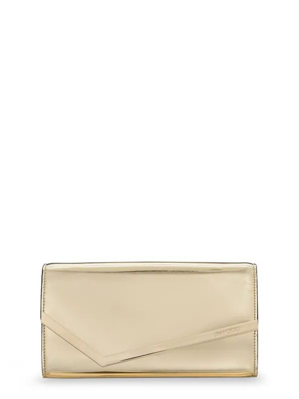 Emmie Metallic Leather Clutch sold by Wanan Luxury