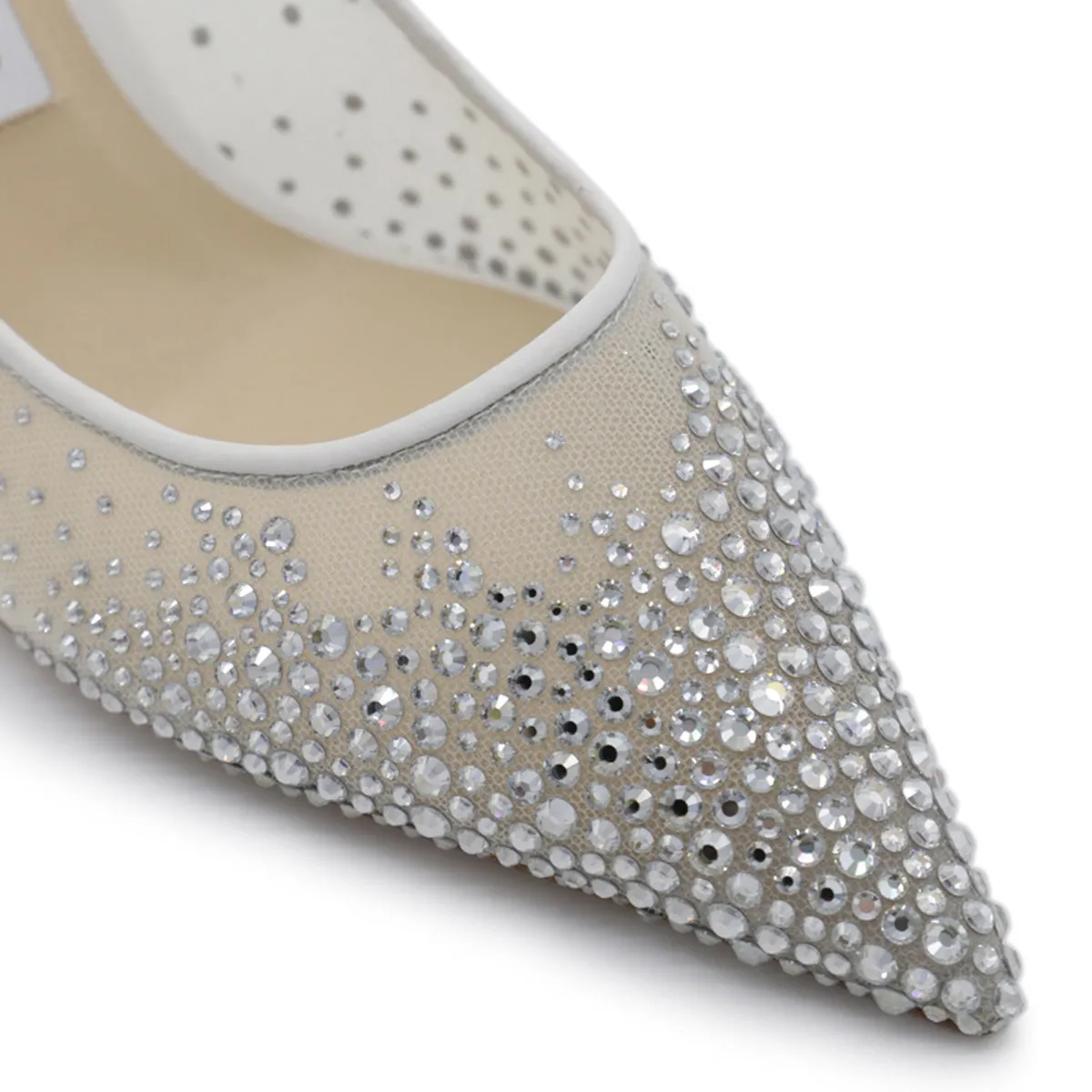 With Heel White/Crystal sold by Wanan Luxury product image thumbnail 4