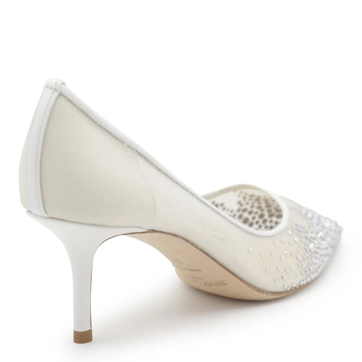 With Heel White/Crystal sold by Wanan Luxury product image thumbnail 3