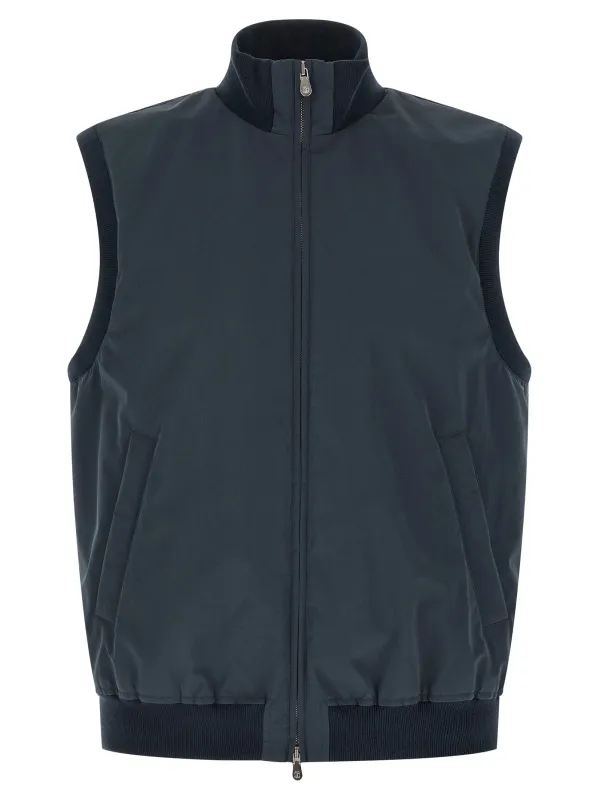 Thermore® Padded Vest Gilet Blue sold by Wanan Luxury