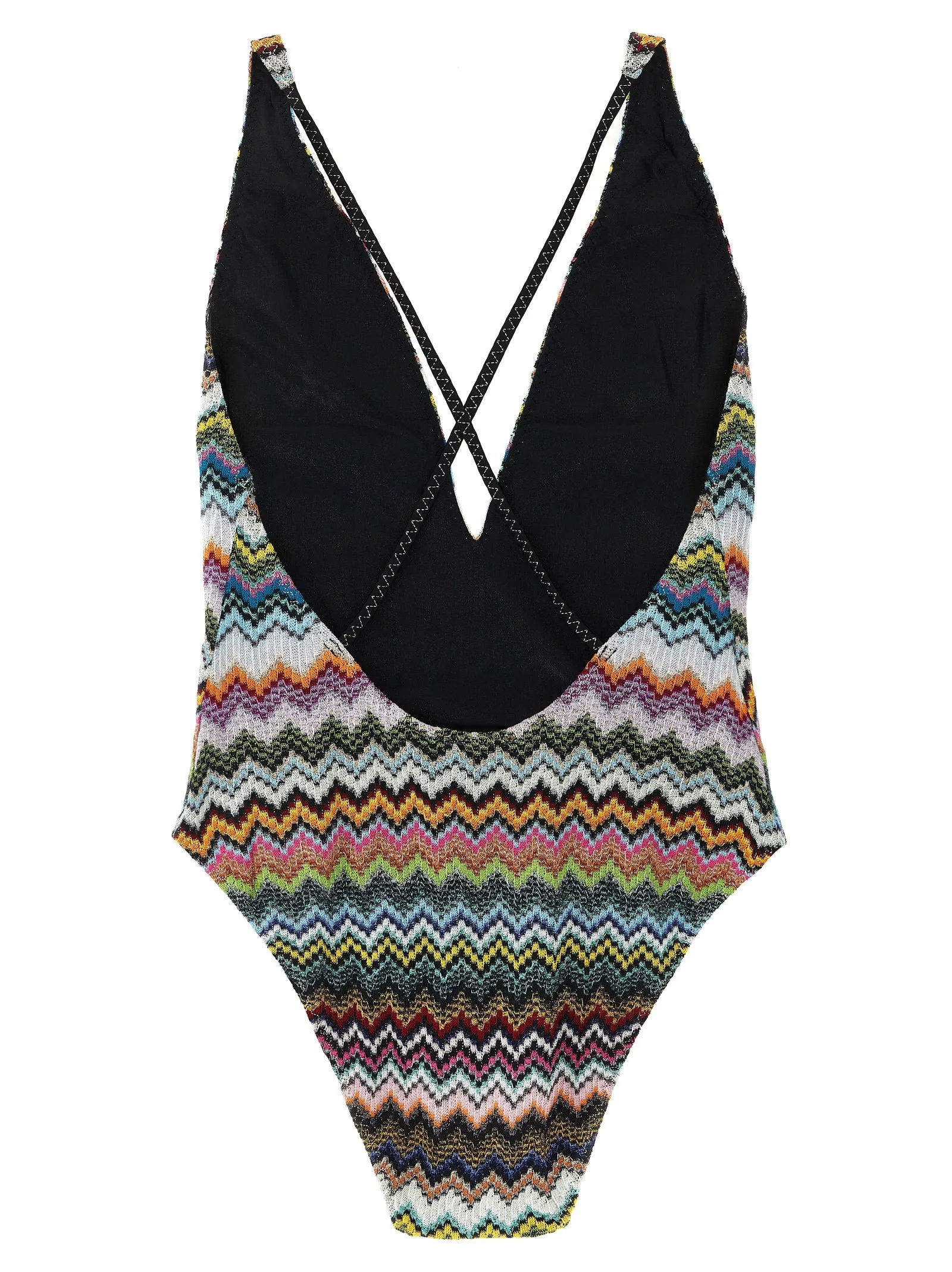 Zigzag One-Piece Swimsuit Beachwear Multicolor sold by Wanan Luxury product image thumbnail 2
