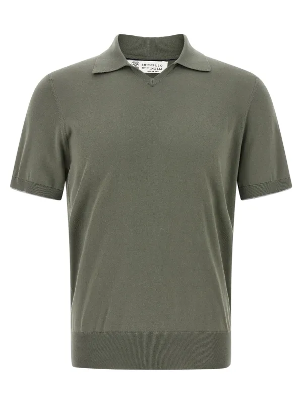 Cotton Shirt Polo Green sold by Wanan Luxury