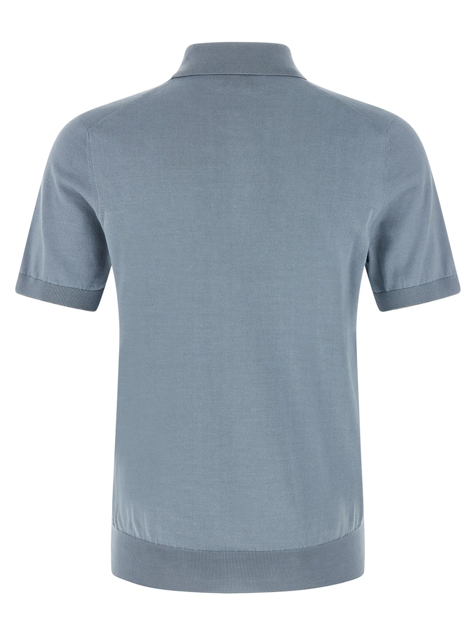 Cotton Shirt Polo Light Blue sold by Wanan Luxury product image thumbnail 2