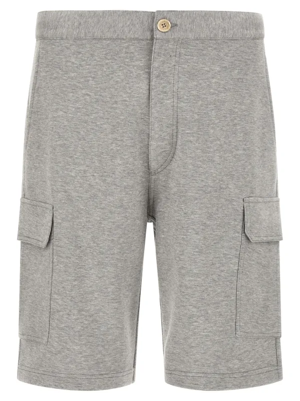 Cargo Bermuda Shorts Bermuda And Short Gray sold by Wanan Luxury