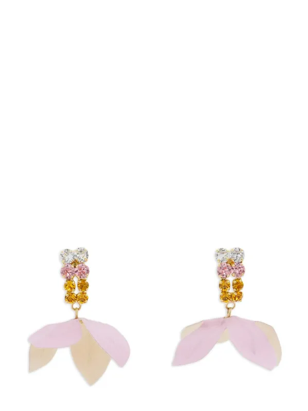 Flower Earrings Jewelry Multicolor sold by Wanan Luxury