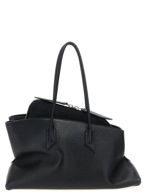 La Passeggiata Medium Shoulder Bags Black sold by Wanan Luxury