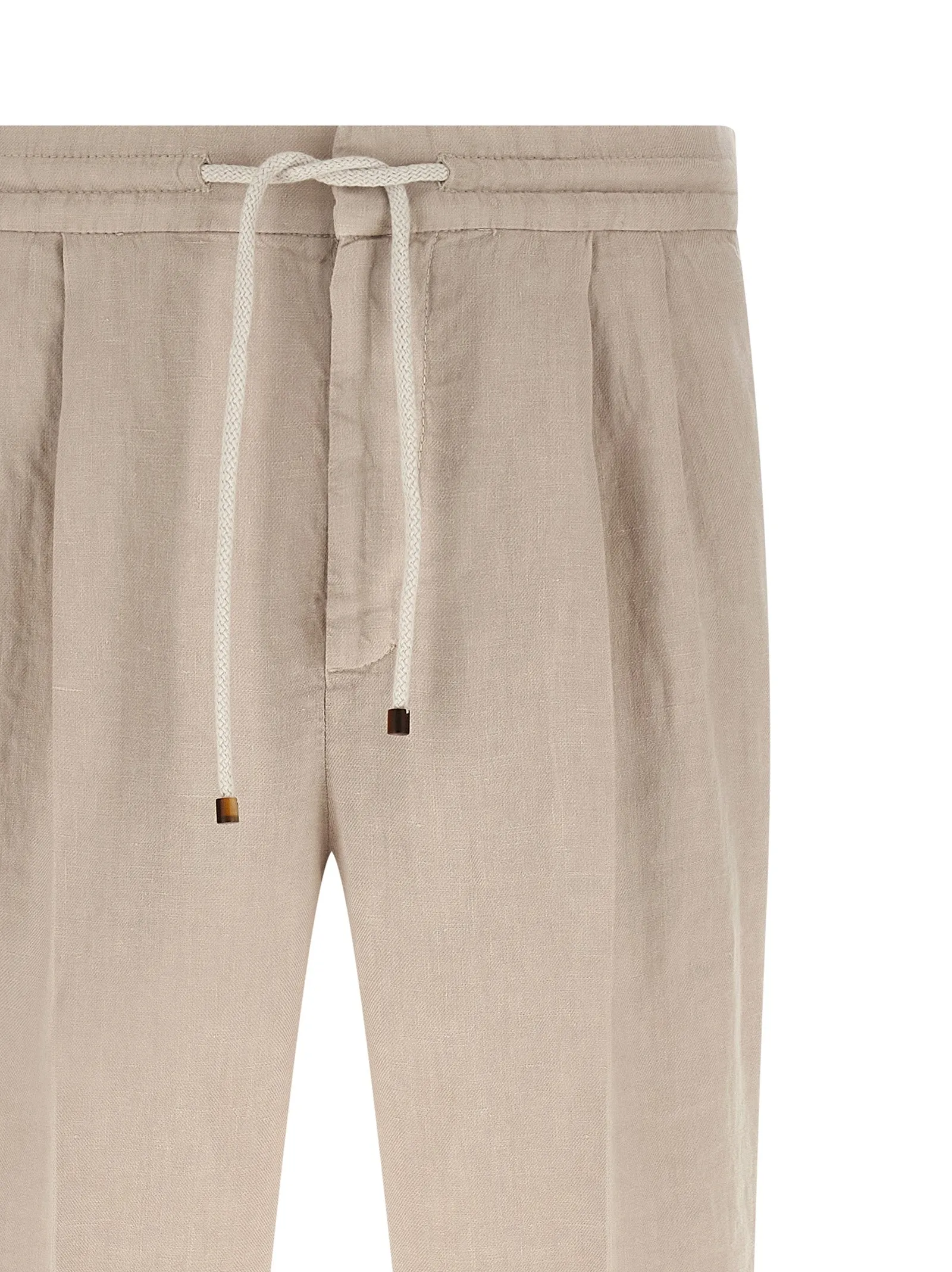 Linen Trousers Pants Beige sold by Wanan Luxury product image thumbnail 3
