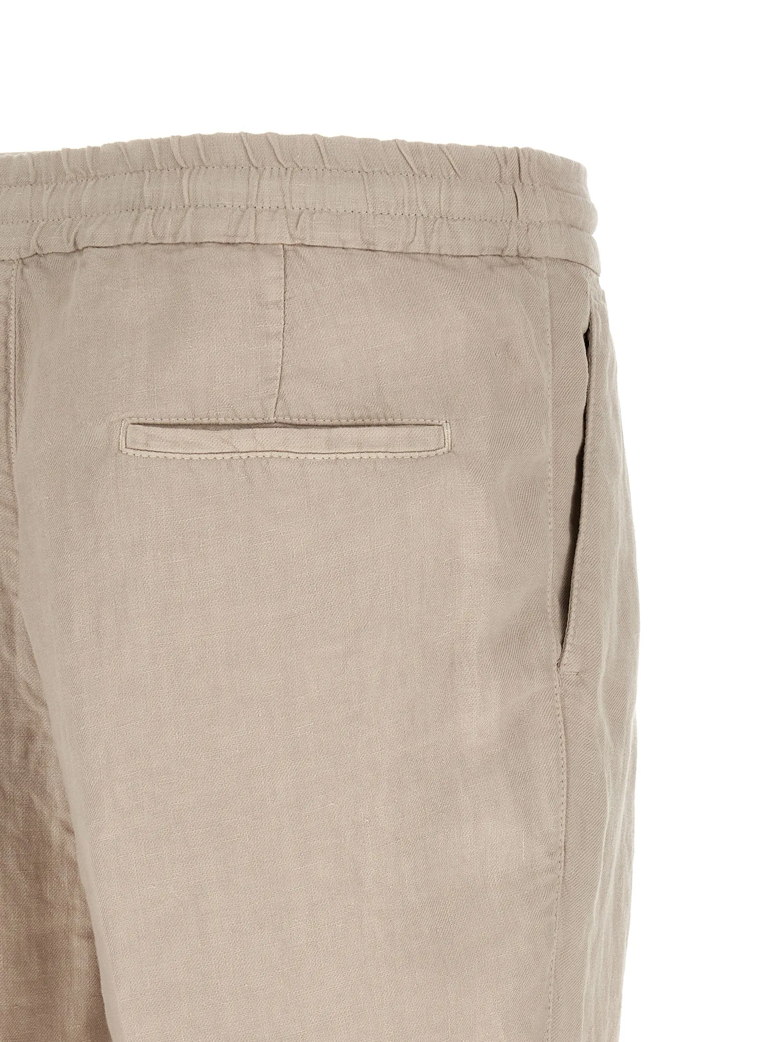 Linen Trousers Pants Beige sold by Wanan Luxury product image thumbnail 4