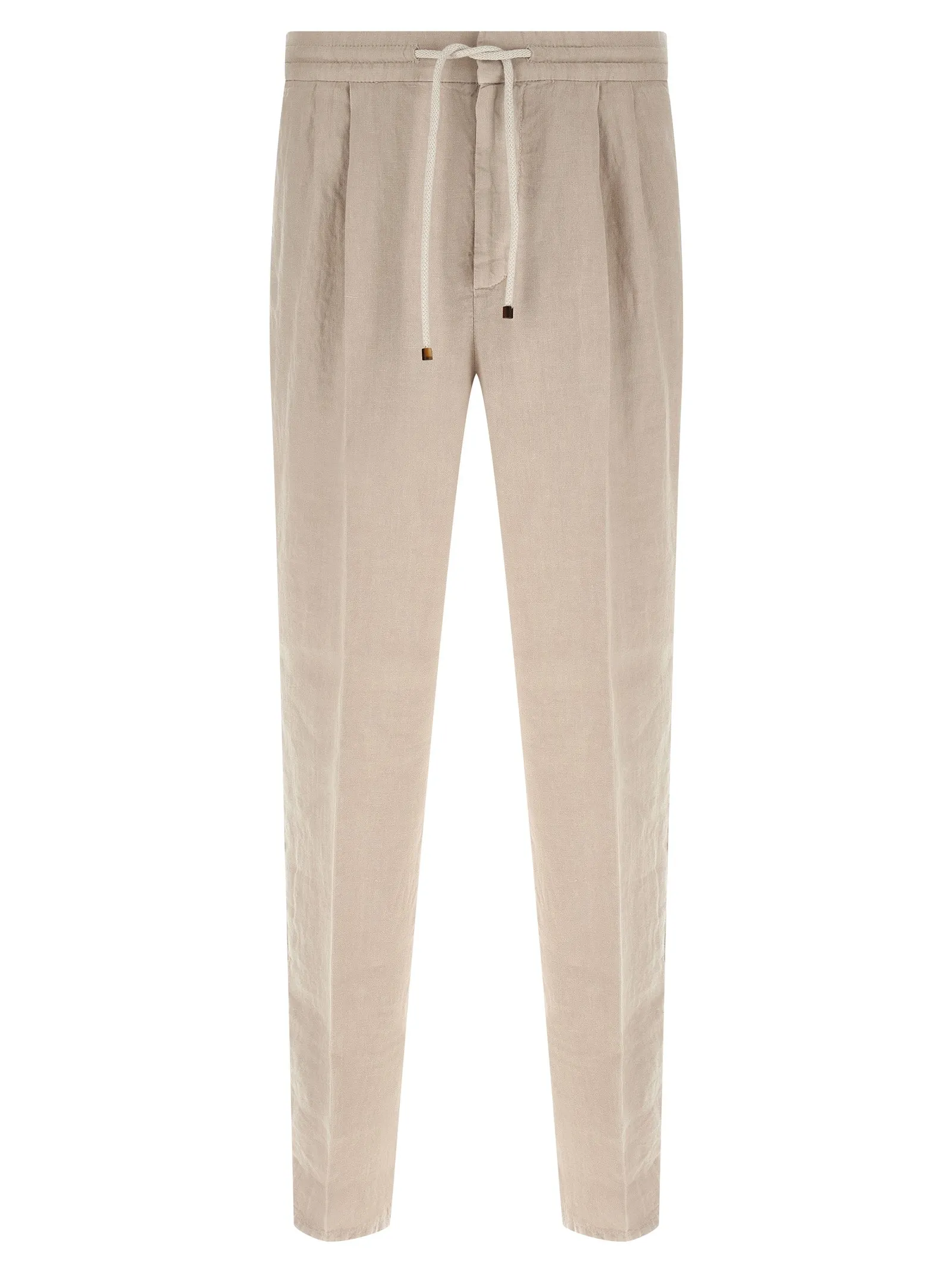 Linen Trousers Pants Beige sold by Wanan Luxury