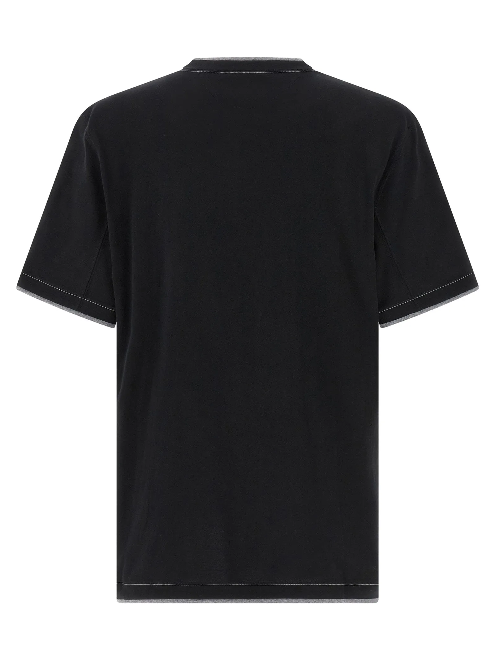 Double Layer T-Shirt Black sold by Wanan Luxury product image thumbnail 2