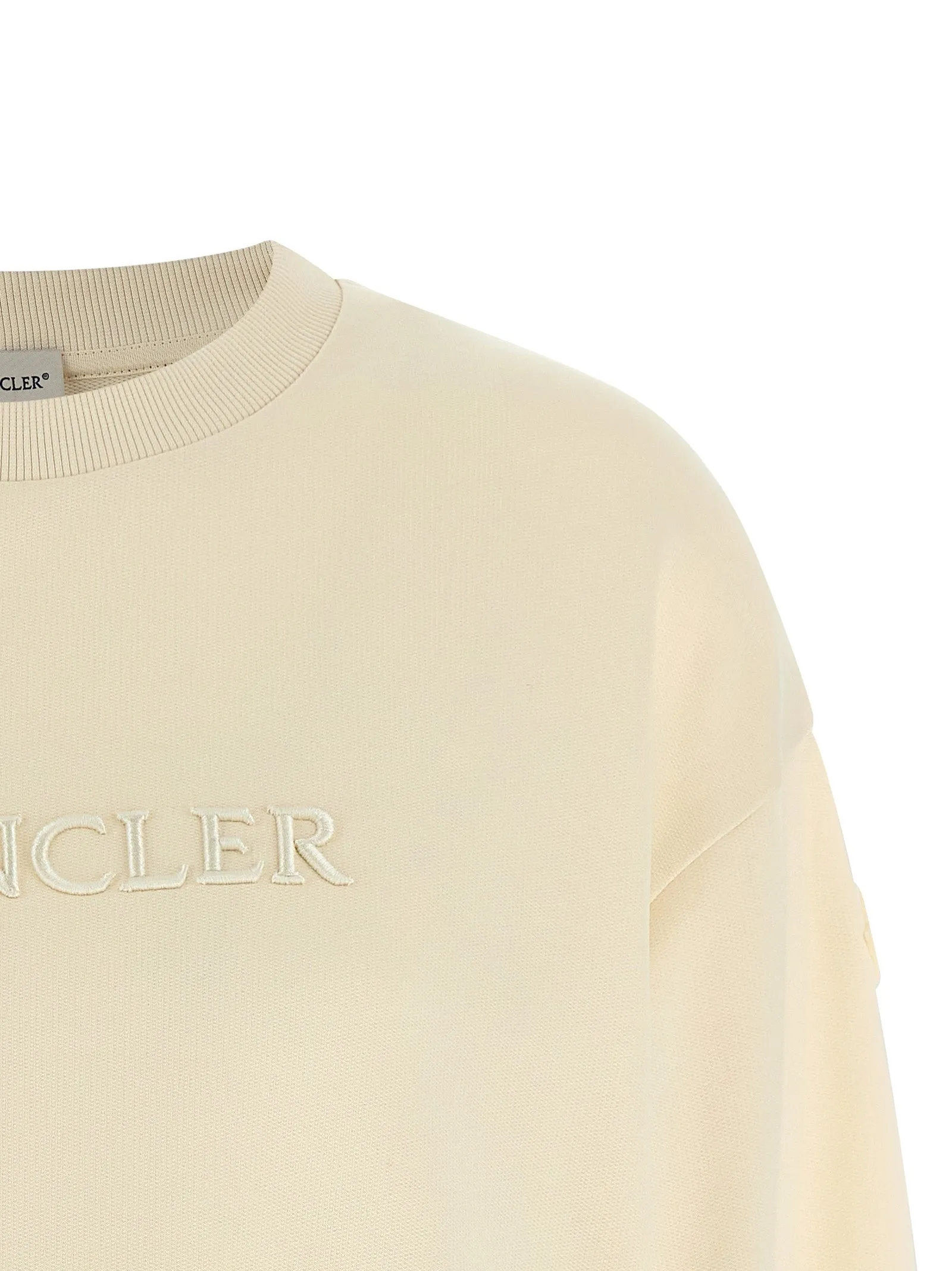 Logo Embroidery Sweatshirt Beige sold by Wanan Luxury product image thumbnail 3