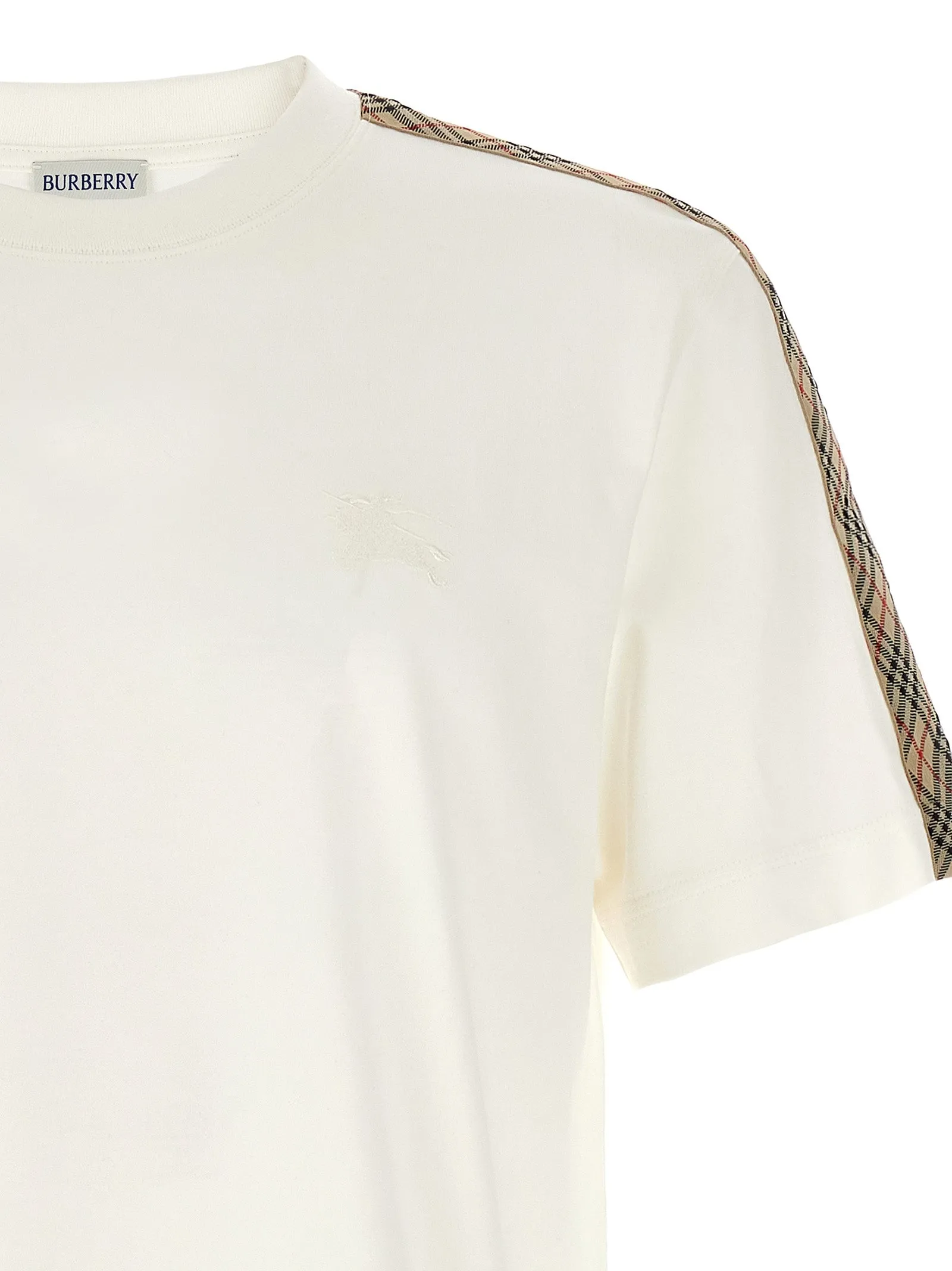 Check Tape T-Shirt White sold by Wanan Luxury product image thumbnail 3