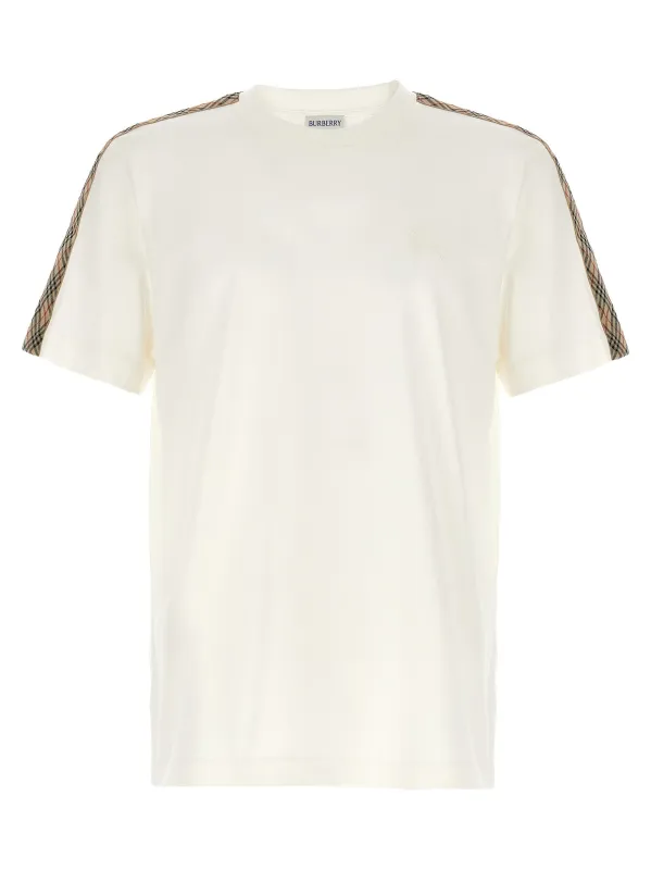 Check Tape T-Shirt White sold by Wanan Luxury