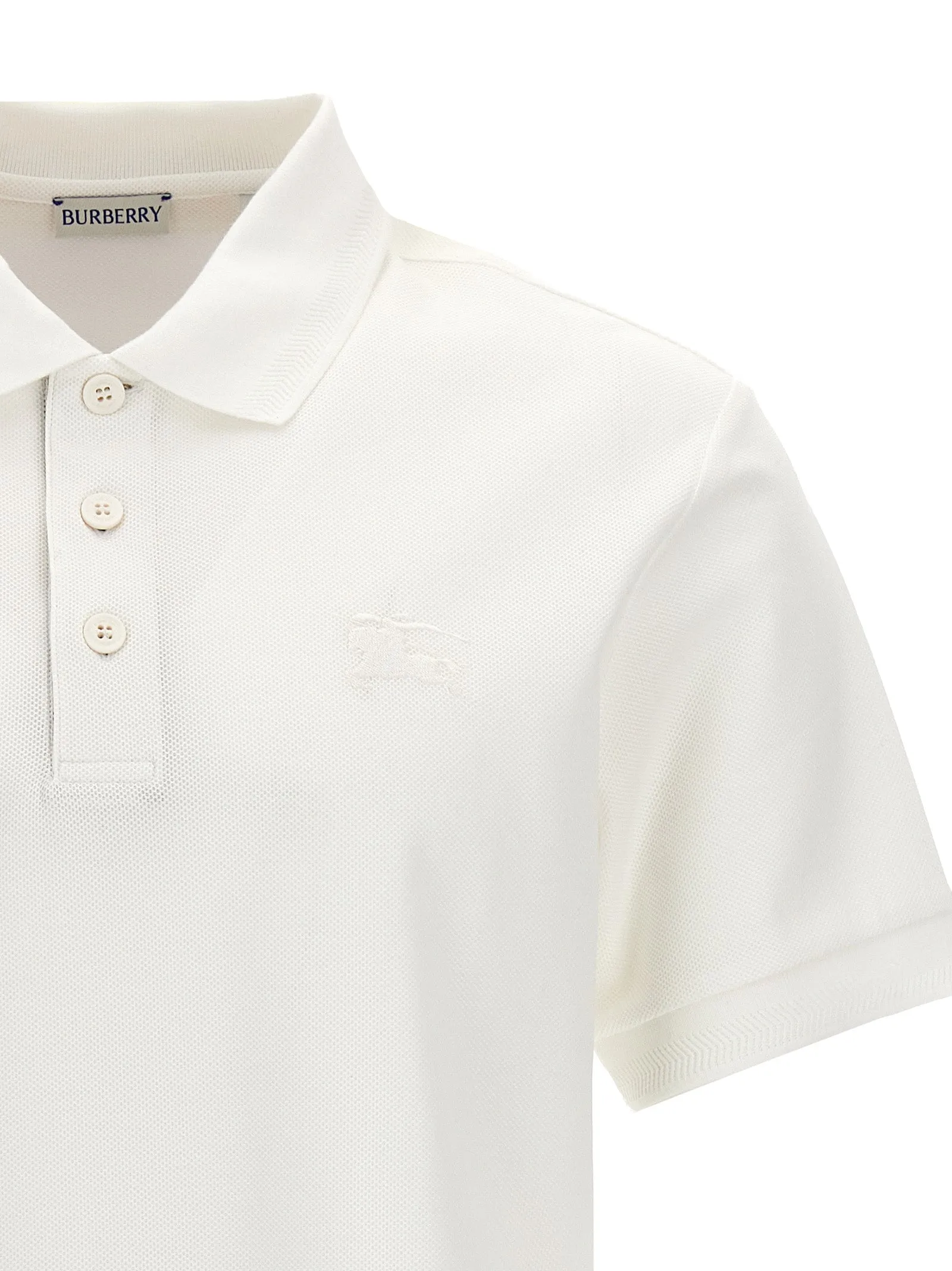 Logo Embroidery Shirt Polo White sold by Wanan Luxury product image thumbnail 3
