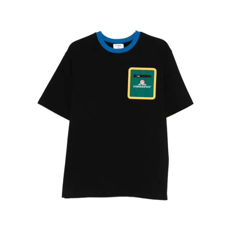 T Shirts Black made by Casablanca