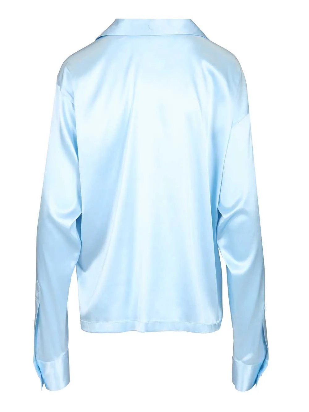 Silk Polo Shirt Shirts Light Blue sold by Wanan Luxury product image thumbnail 2