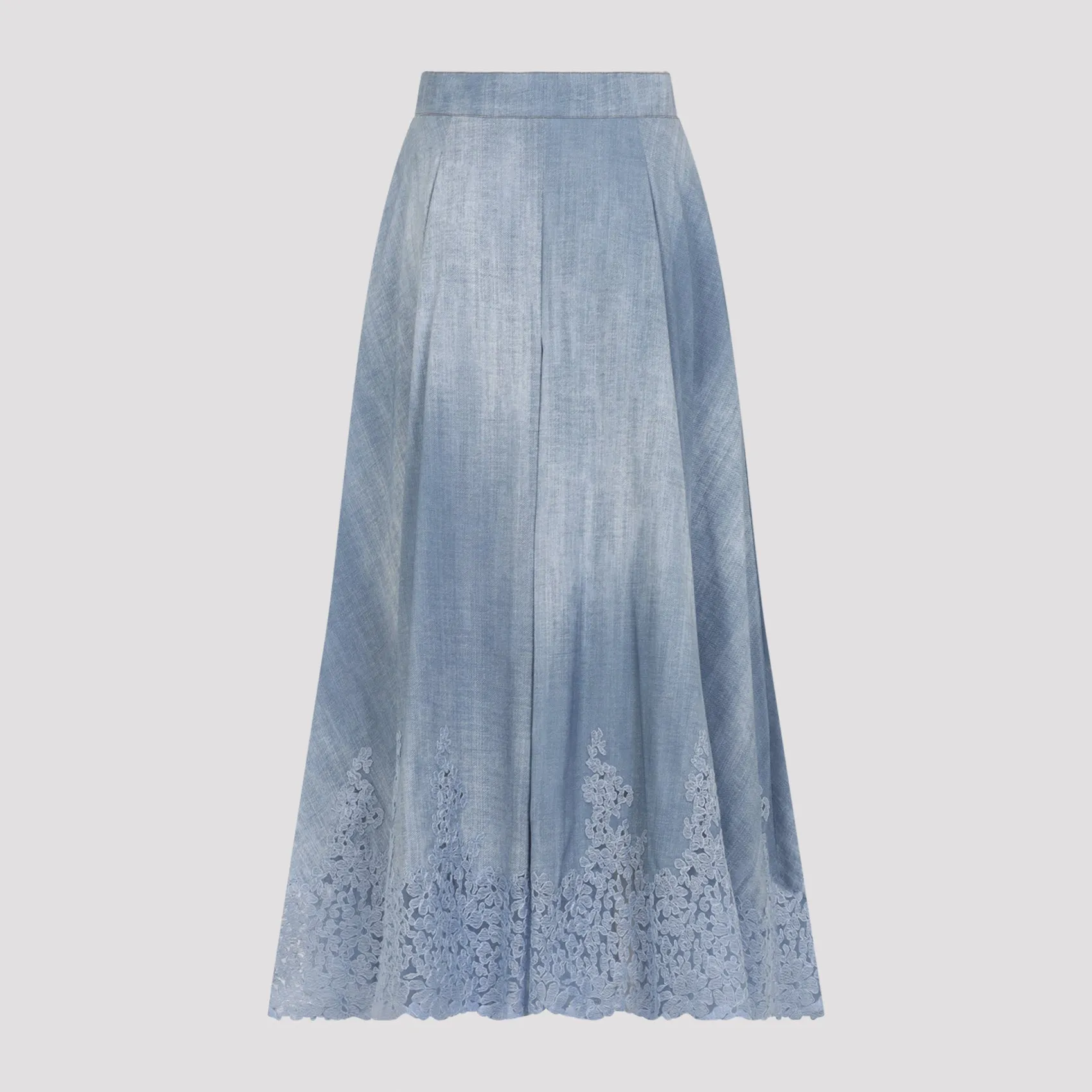 Midi Skirts Blue sold by Wanan Luxury product image thumbnail 3