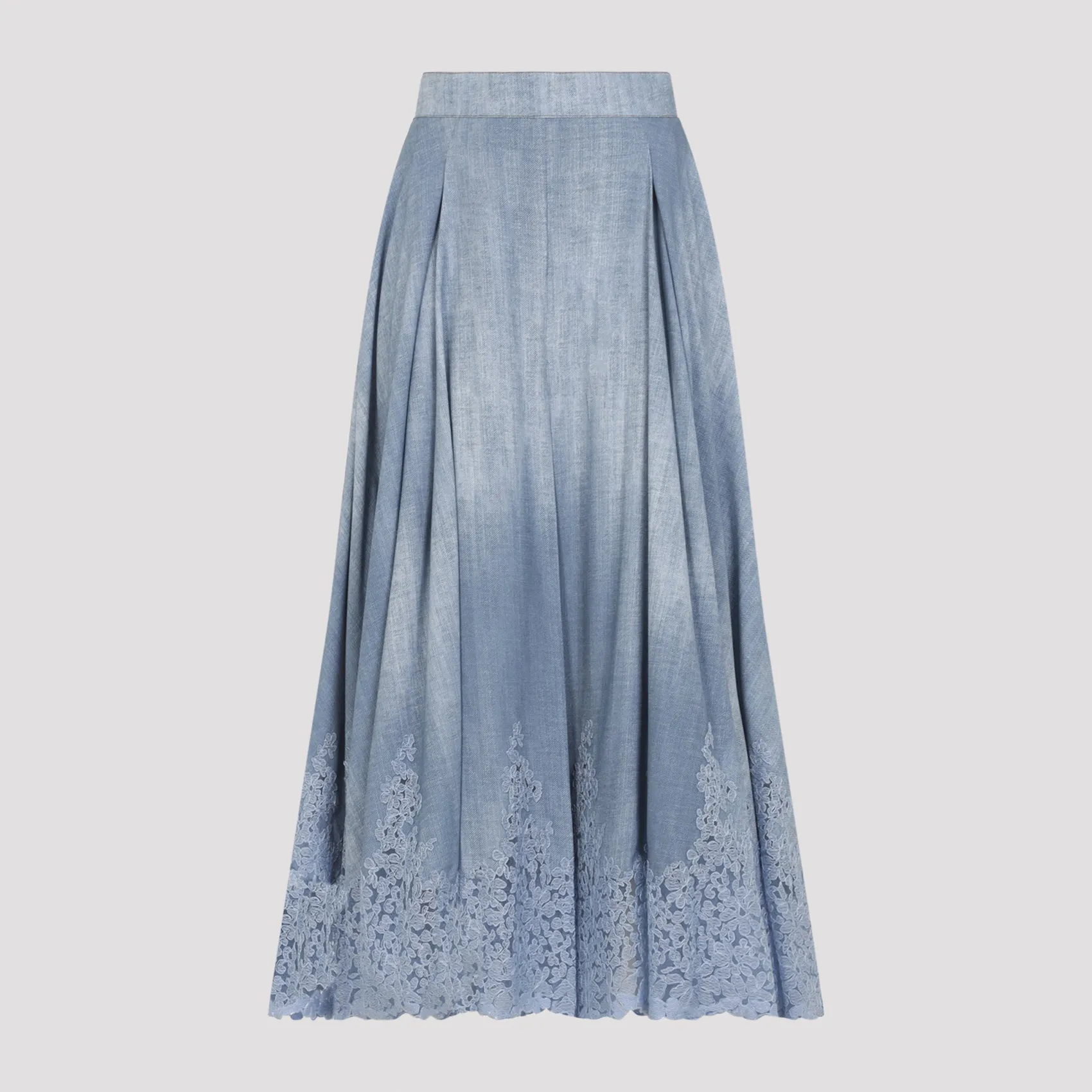 Midi Skirts Blue sold by Wanan Luxury product image thumbnail 2