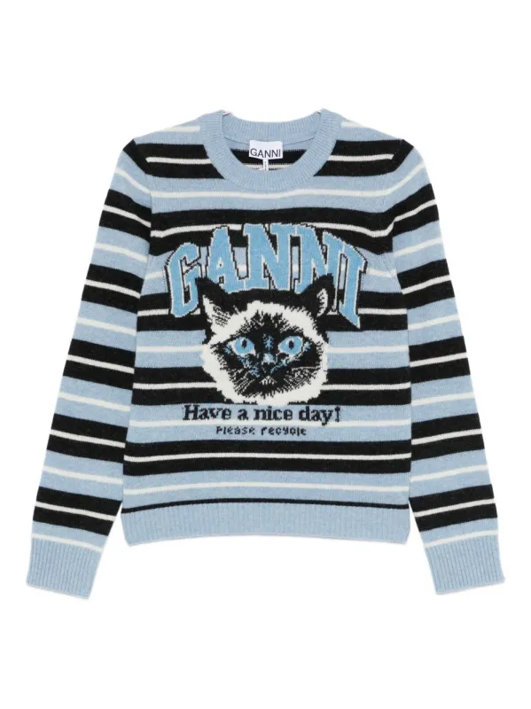 Wool Crewneck Sweater made by Ganni