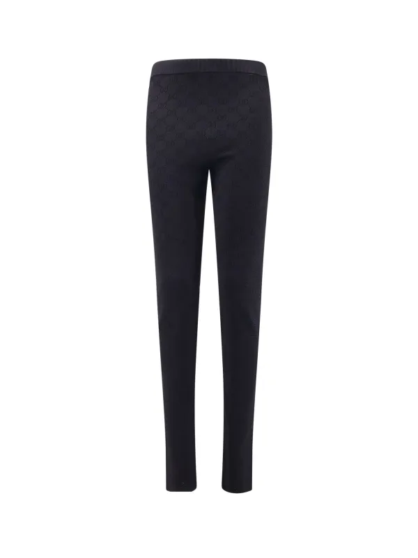 Viscose Blend Leggings With All-Over Gg Motif sold by Wanan Luxury