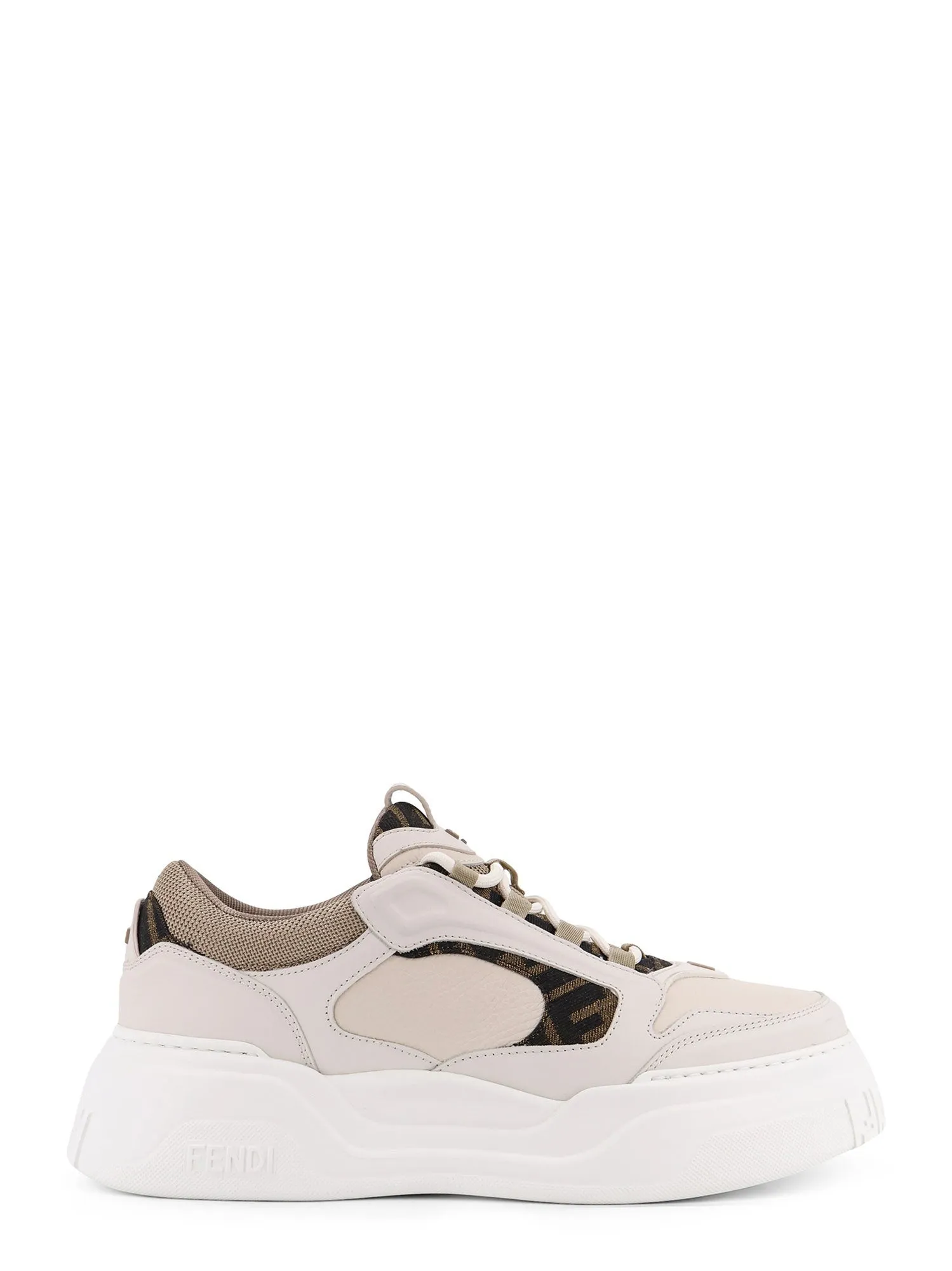 Fendi Force Leather Sneakers sold by Wanan Luxury