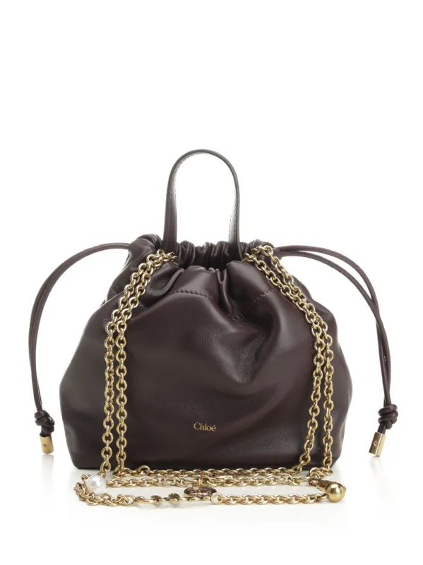 Chloé Icons Handbags Bordeaux sold by Wanan Luxury